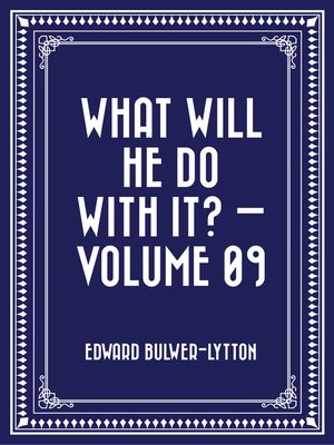 cover image of What Will He Do with It? — Volume 09